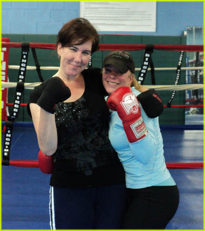 Cheri and Jen, Sisters in Sweat